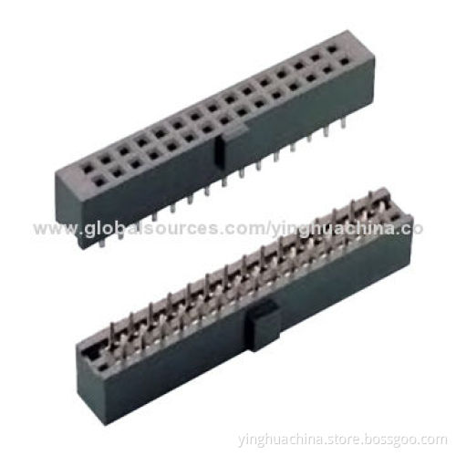 Female Headers, Bump Connector, 2.54mm Pitch/Straight/Right Angle/Single Row/Dual-row/7.0mm Height